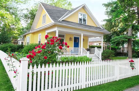 old house picket fence